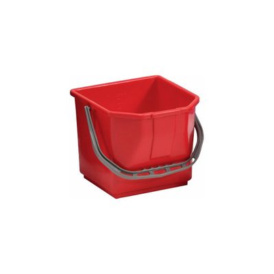 Пластиковое ведро с ручкой TTS красное, 15 л 000R3501