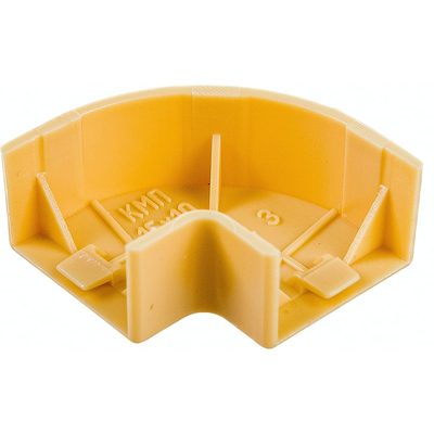 Поворот IEK ELECOR 90град КМП 15x10 сосна 4шт.компл EL-KK10D-P-015-010-K34