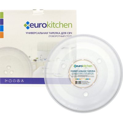 Универсальный поворотный стол-тарелка для СВЧ Eurokitchen 1 шт N-12