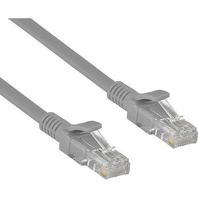 Патч-корд ExeGate UTP-RJ45-RJ45-5e-CU-20M-GY, UTP, cat.5e, 20м, медь, серый 282018