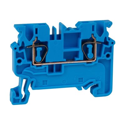 Клемма проходная пружинная КЭАЗ OptiClip CX-2.5-I-BU-24A-(0.2-2.5) син. 289712