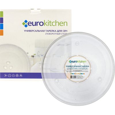 Универсальный поворотный стол-тарелка для тарелка СВЧ Eurokitchen 1 шт N-08