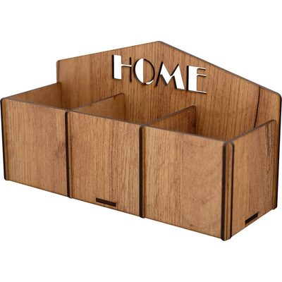 Подставка для чайных пакетиков МУЛЬТИДОМ HOME 3 секции, размер 12.5x23x8 см МБ18-135