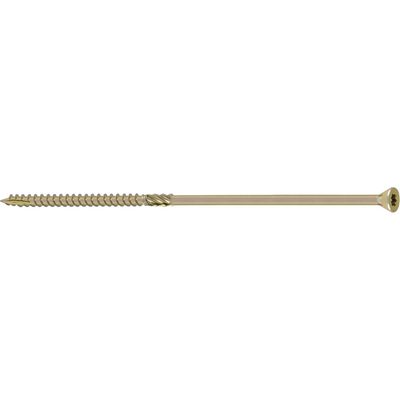 Конструкционный саморез BULLIT TORX15 3.5x50, желтый, потайной, 12 шт. 14-0016240