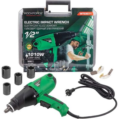 Гайковерт ударный электрический Rockforce 1010W RF-WT03071(60035)