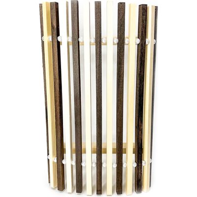 Прямой настенный абажур Бацькина баня Zebra thin rail 35x21.5x12 см 30772