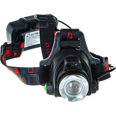 Аккумуляторный налобный фонарь Ultraflash E1336 ,7В, черный 13906