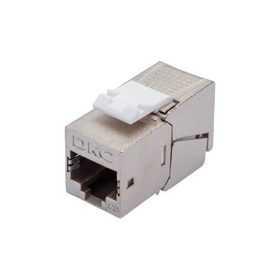 Модуль keystone DKC rj45 cat6 экранированный(stp), 90 градусов, серебристый(форм-фактор s19) RNK6F90TL