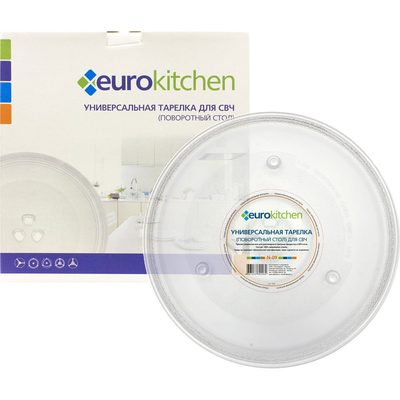 Универсальный поворотный стол-тарелка для СВЧ Eurokitchen 1 шт N-09