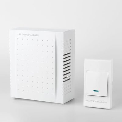 Электрический звонок Elektrostandard DBQ26M WM 1M IP44 бытовой дверной белый a055431