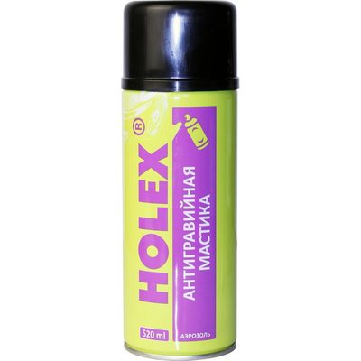 Антигравий HOLEX черный аэрозоль 520мл HAS-4045