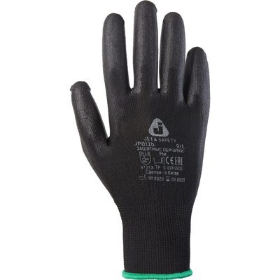 Перчатки для точных работ Jeta Safety 3 пары, с полиуретановым покрытием, разм.S/7 JP011b-S