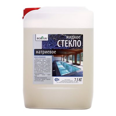 Жидкое натриевое стекло ECOLUX 7.5 кг 4607133682057
