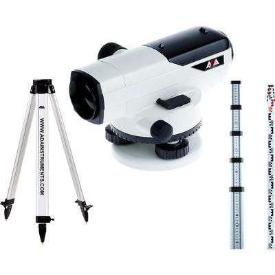 Комплект ADA: нивелир ADA PROF X32 с поверкой + рейка STAFF 5 + штатив Light S А00199_К1