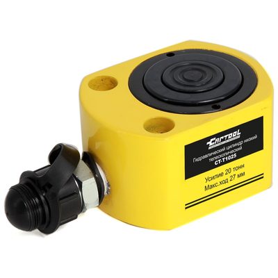Гидравлический цилиндр Car-tool низкий, телескопический 20т CT-T1025