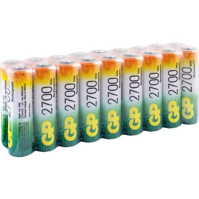 Аккумуляторная батарея GP аа пальчиковые hr6 2700 mah/мач ni-mh 18 шт. в упак 270AAHCRGY-B18 23948517