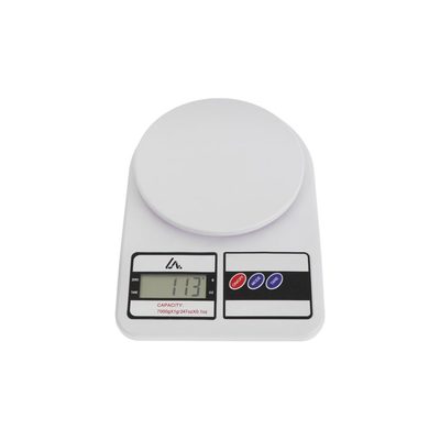 Кухонные электронные весы LUAZON LVK-704 до 7 кг, белые 602993