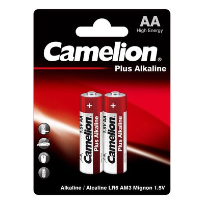 Батарейка 1.5В Camelion, LR 6 Plus Alkaline BL-2, 1652