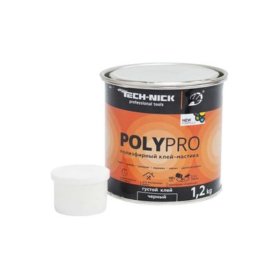 Клей полиэфирный TECH-NICK PolyPro (черный/густой) 1,2 кг 170.210.144