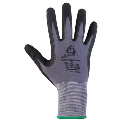 Перчатки для точных работ Jeta Safety с микронитриловым покрытием, размер 11/XXL JN031-XXL