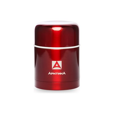 Термос для еды Арктика 0.5 л, с супер-широким горлом, красный 302-500-RD