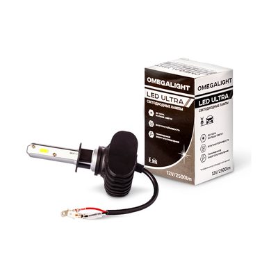 Комплект ламп Clearlight omegalight ultra led, h7, 2500 lm, 2 шт OLLEDH7UL-2