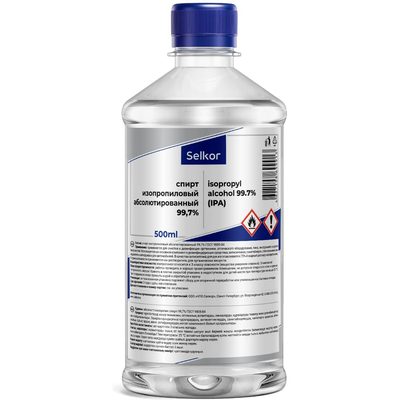 Спирт изопропиловый абсолютированный Selkor 0,5 л 36066