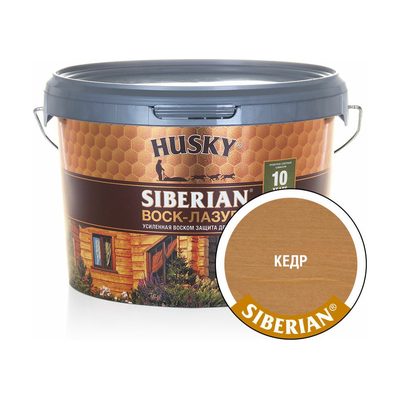 Воск-Лазурь HUSKY SIBERIAN кедр 2,5 л 30000