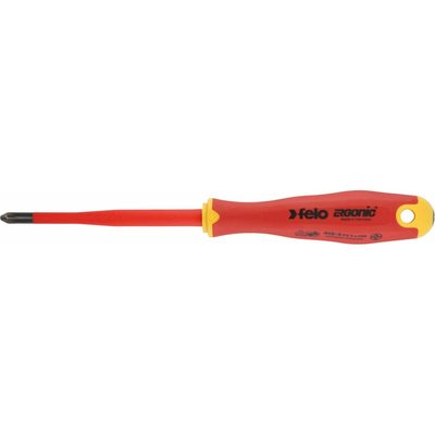 Диэлектрическая отвертка Felo PZ 2х100, E-Slim Ergonic 41529390