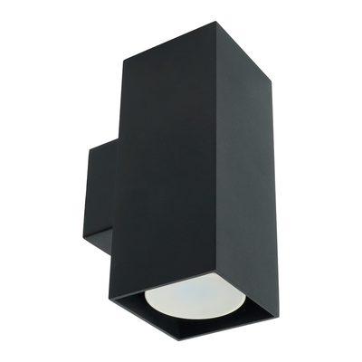 Настенный светильник FERON ML1740 QUAD MR16 35W, 230V, 2хGU10, черный IP20 48427