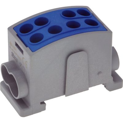 Клемма INPIN 4 подключения 2,5-25мм2 1000V 125А синяя HL35/251P2WBL