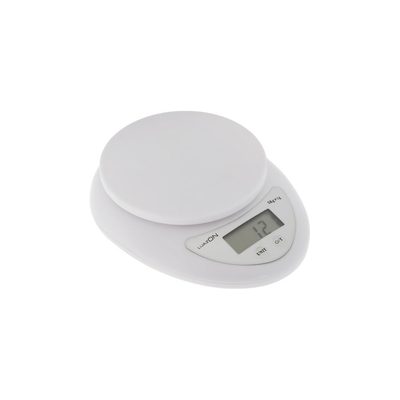 Кухонные электронные весы LUAZON LVK-501 до 5 кг, белые 1147001