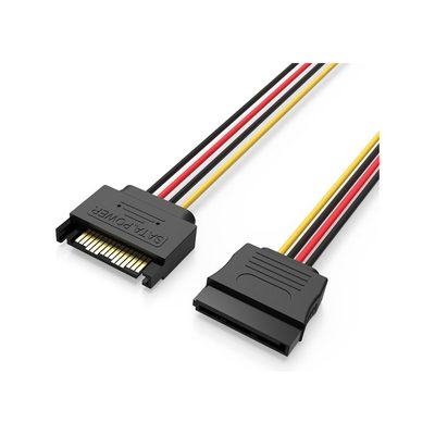 Кабель питания Vention SATA 15 pin M/SATA 15 pin F - 0.3м. KDABY