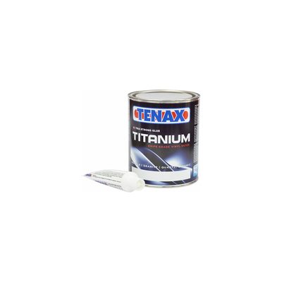 Полиэфирный клей Tenax Titanium Neutro прозрачный/густой 1л 039.210.5660