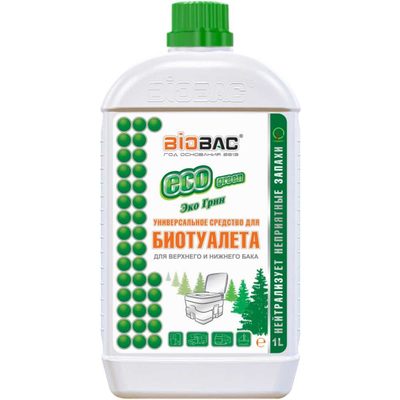 Универсальное средство для биотуалета для нижнего и верхнего бачка ECO GREEN БиоБак