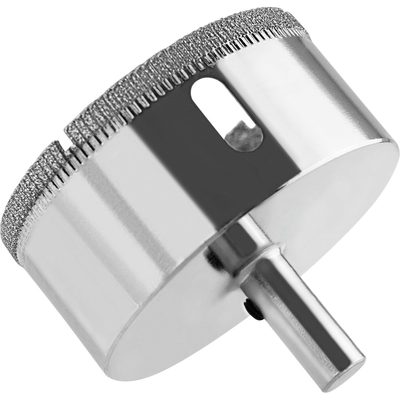 Коронка с центрирующим сверлом по стеклу и керамике (65х55 мм) Vertextools 336-65-55