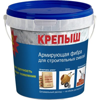 Армирующая фибра Крепыш 1,0 кг Arm-1,0