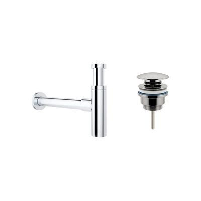 Сифон для раковины с донным клапаном Wellsee Drainage Systemв наборе 2 в 1 182119003