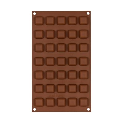 Силиконовая форма для конфет S-Chief 297x175x1 см квадратные - 35 ячеек 574184