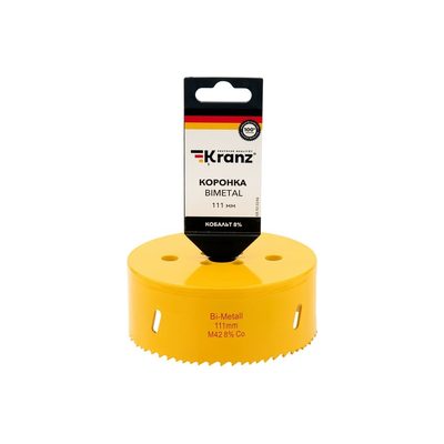 Коронка биметаллическая 111 мм KRANZ KR-92-0246
