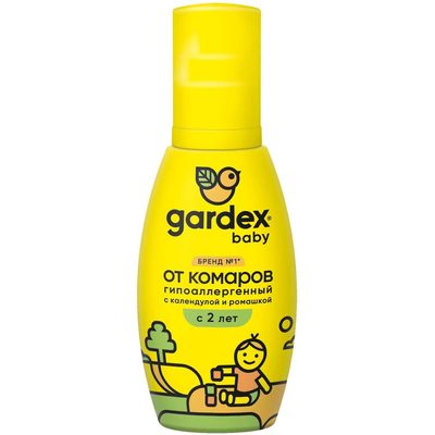 Спрей от комаров для детей с 2-х лет GARDEX Baby 100 мл 0149