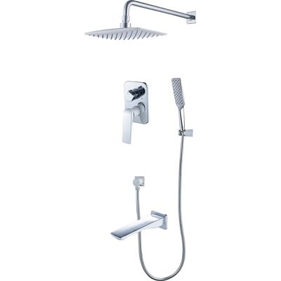Смеситель Lemark Allegro LM5922CW для ванны и душа, встраиваемый LM5922CW
