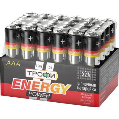 Батарейки Трофи LR03-24 bulk Б0035375