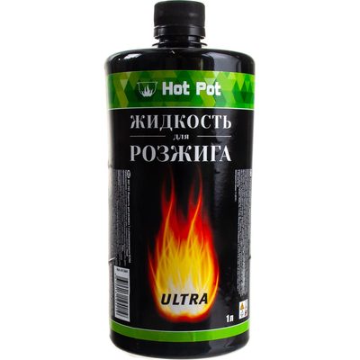 Жидкость для розжига Hot Pot ULTRA углеводородная, 1 л 61384
