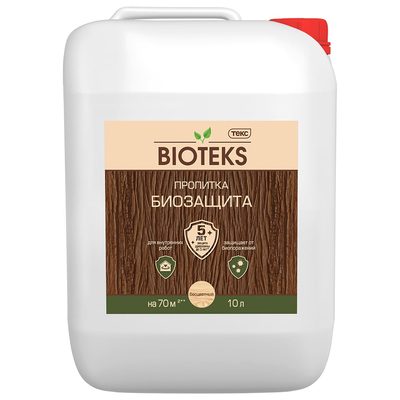 Пропитка Текс Огнебиозащита Bioteks Огнебиостоп Профи бесцв 10л 700002090