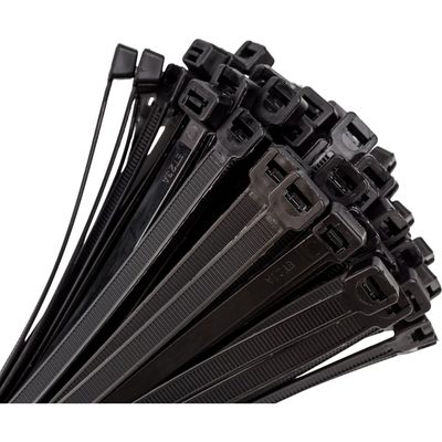 Нейлоновый хомут стяжка DolleX 7,6х300 мм, уп. 100 шт., черный SN-830