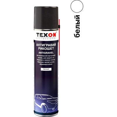 Антигравийное покрытие TEXON Proffesional Рикошет белый, 400мл аэр. баллон 1111252 ТХ181421