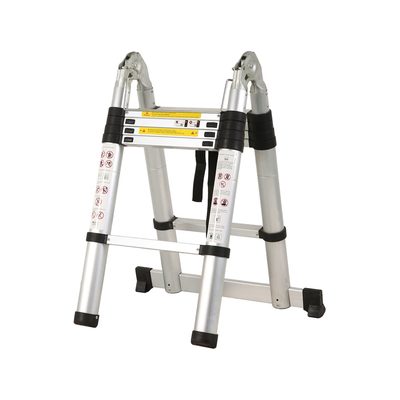 Лестница-стремянка телескопическая WORKY МИ 1.9м/3.8м 6 ступеней ARD260071