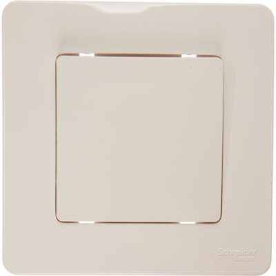 1-клавишный переключатель Systeme Electric BLANCA 10А, 250B, МОЛОЧНЫЙ BLNVS010602