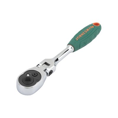 Трещоточная рукоятка Jonnesway R4102 с шарниром 1/4 DR, 36 зубцов, 155 мм 46382